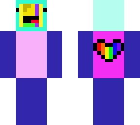 a noob with noob clothes