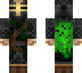 black and green crusader