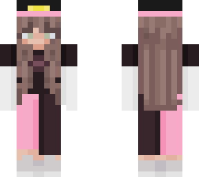 black/pink