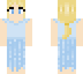 blue dress