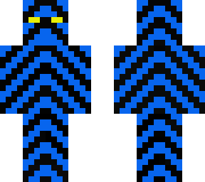 blue evil snake