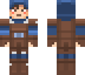 blue skin minecraft dungeons