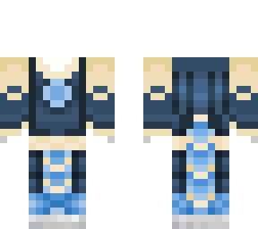 blue warrior base skin