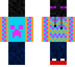 enderman with crazy hoodie