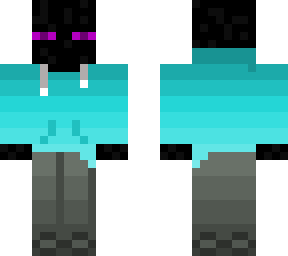 enderman with hoodie