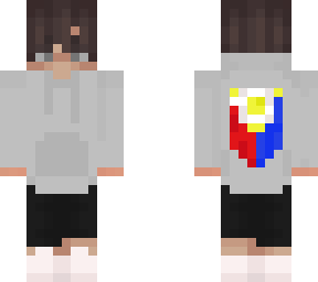gray cool guy with ph flag in back