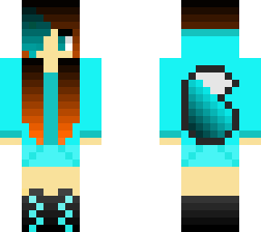 light blue wolf girl