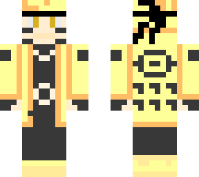 Naruto Kurama Chakra Minecraft Skin