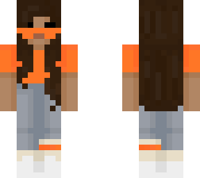orange girl(not mine i just recolored it)