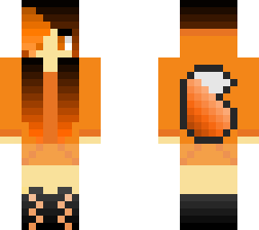 orange wolf girl
