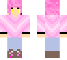 pink sweater