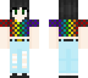 rainbow checkerboard