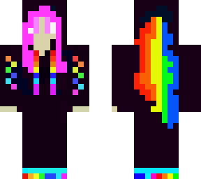 rainbow girl