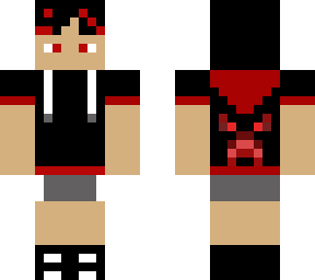red creeper hoodie boy  (15 follower special)