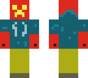 red creeper with hoodie