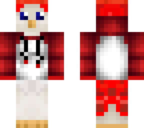 red peguin