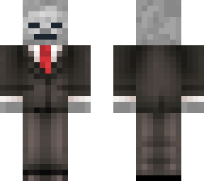 skeletion in suit