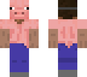 steve with pig mask