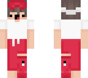 summer boy skin (red)