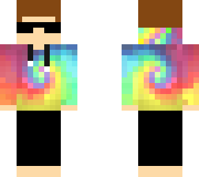 tie die t-shirt with shades
