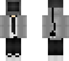 tv head (black and white)