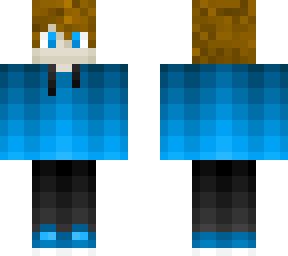 waterdrop with a blue hoodie