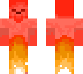 zombie on fire