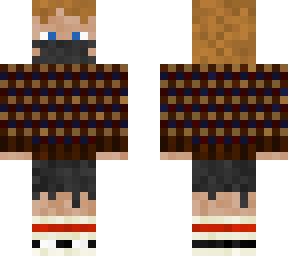 alex good sweater mask
