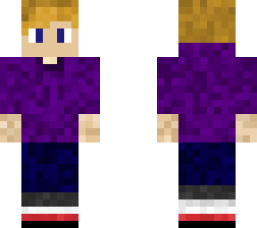 blond purple shirt guy