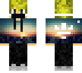 blonde boy with mask
