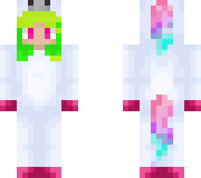 blonde girl unicorn