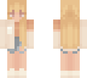 blonde girl with yellow shirt - edit