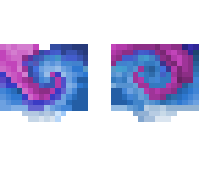blue, pink and purple tie-dye sweater base
