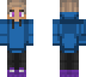 blue purpled