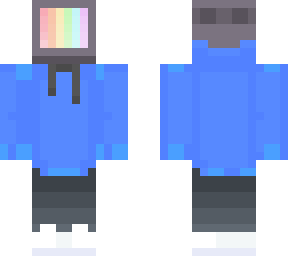 blue tv head