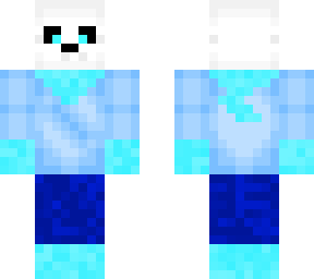 blueberry sans but with a long sleeved shirt