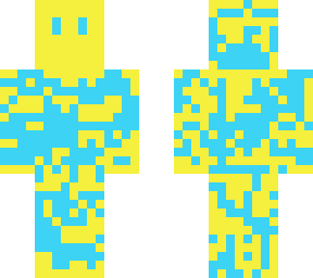 chaotic yellow/blue