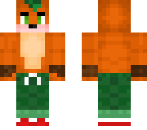 crash bandicoot green