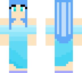 girl in a lot of blue