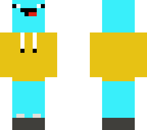 im blue boy with sweater in reverse