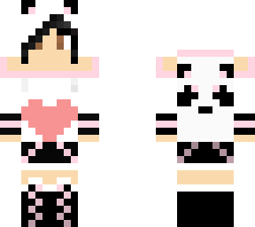 light pink panda girl