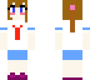 me in a high school uniform