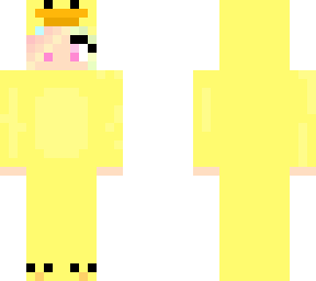 my skin, but in duck pyjama
