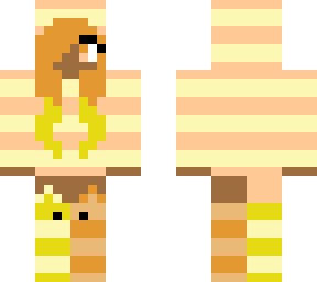 orange and yellow girl
