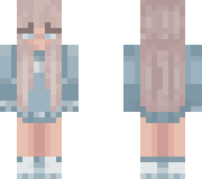 pastel blue girl (fixed!)