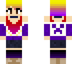 purple girl skin
