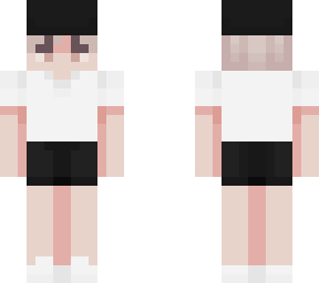 short with a hat