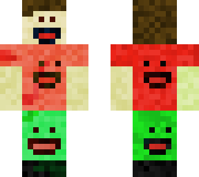smiley man with more smiley faces