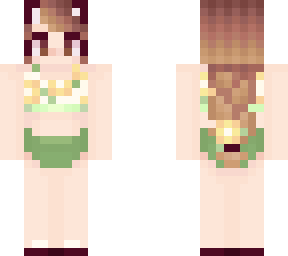 summer cat girl