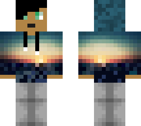 sunset hoodie guy